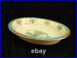 Lenox Blue Tree Gold Stamp China 12 Five Piece Settings, Bowls & Platter PERFECT