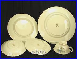 Lenox Blue Tree Gold Stamp China 12 Five Piece Settings, Bowls & Platter PERFECT
