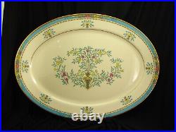 Lenox Blue Tree Gold Stamp China 12 Five Piece Settings, Bowls & Platter PERFECT