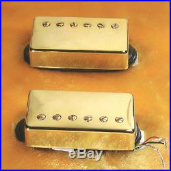 Lindy Fralin Pure P. A. F. Custom 5% OVER Pickups GOLD Covers 4 Cond Leads