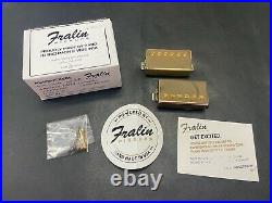 Lindy Fralin Pure P. A. F. Humbucker Pickup Set 7.8/8.4k Gold Covers New