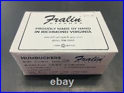 Lindy Fralin Pure P. A. F. Humbucker Pickup Set 7.8/8.4k Gold Covers New