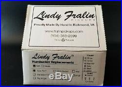 Lindy Fralin Pure PAF Humbucker set gold 2 conductor (7.5k neck/8.0k bridge)