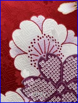 Long-Sleeved Kimono Full Set, Pure Silk, Custom, Gold Embroidery