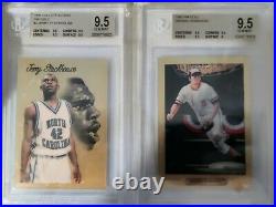 Lot of 5 PM CARDS FINE pure GOLD 999.9 sports cards 3 are graded 9.5! Free ship