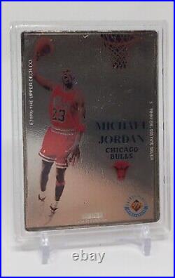 MICHAEL JORDAN 1996.999 Pure Silver & 24 Karat Gold Enviromint Coin & Card Set