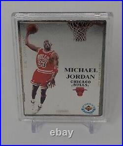 MICHAEL JORDAN 1996.999 Pure Silver & 24 Karat Gold Enviromint Coin & Card Set