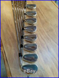 MIZUNO MP 32 IRON SET 3-PW with DYNAMIC GOLD S200 SHAFTS and NEW MID PURE GRIPS