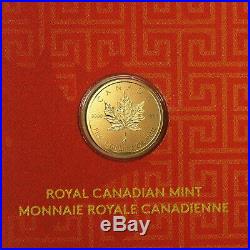 MapleGram8 (8 x 1g) 2018 Maple Leaf Gold Coin set (extremely pure at 999.9/1000)