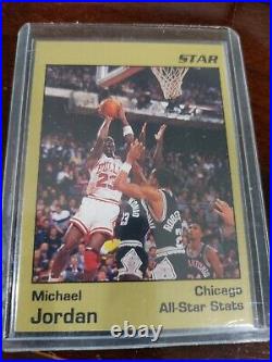 Michael Jordan Rare gold Set Star Company Gold Parallel #/1000 perfect cards