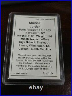 Michael Jordan Rare gold Set Star Company Gold Parallel #/1000 perfect cards