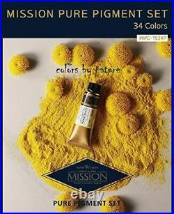Mijello Watercolor Mission Gold Class Pure Pigment Set 15ml 34 Colors MWC-1534P