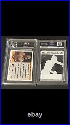 Mike Tyson Lot Of (2) Gold 2023 Pro Set Pure 1989 #89MT1 Auto PSA 8 And HGA 9