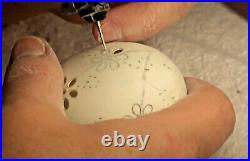 Natural Egg Handcarved Faberge egg Pearl Necklace SET Swarovski Pure Gold Music