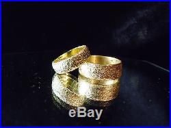 New 2018 USA 24k Pure Solid Gold 999 Bullion Wedding Set Joey Nicks Jewelry #1