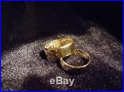 New 2018 USA 24k Pure Solid Gold. 999 Bullion Wedding Set Joey Nicks Jewelry #1