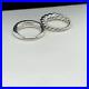 New David Yurman Pure Form Set Of 2 Two Rings Sterling Silver 925 Size 8 D