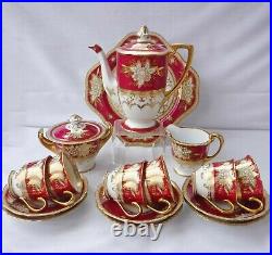 Noritake 1930's Gilded Coffee Set, Perfect Condition