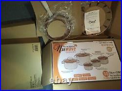 NuWave Perfect Green Cookware 10 Piece + 9 & 12 Pans + 2 Nuwave Pic Gold 30201