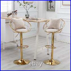 Off-White bar chair pure gold plated unique design Suitable for bar set of 2