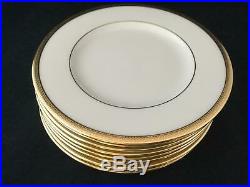 PERFECT 40 Piece LENOX TUXEDO J-33 Gold Backstamp 8 FIVE Piece Place Settings