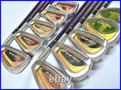 Perfect 10PC Nice GoldColor MARUMAN TITUS X-2 R-FLEX IRONS SET NWO