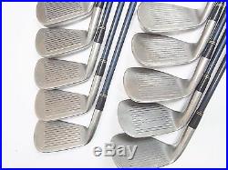 Perfect 10pc Beautiful Gold Maruman Titus X-2 R-flex Irons Set Golf Clubs 6227