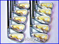 Perfect 10pc Set HONMA BERES IS-02 2STAR R-FLEX IRONS GOLF CLUBS INV 51fr C8