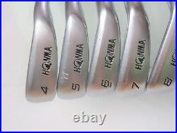 Perfect 10pc Set HONMA BERES IS-02 2STAR R-FLEX IRONS GOLF CLUBS INV 51fr C8