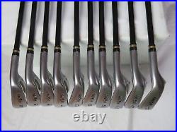 Perfect 10pc Set HONMA BERES IS-02 2STAR R-FLEX IRONS GOLF CLUBS INV 51fr C8