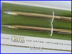 Perfect Cross vintage 1975 PEPSI 12kt 1/20 gold filled pen & pencil set USA lot