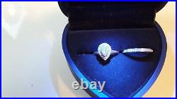 Perfect Fit 9ct White Gold 1/3ct Diamond Pear Cluster Set Ring(s)