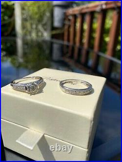 Perfect Fit 9ct White Gold Total Diamond Bridal Set Size 10