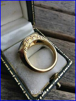 Perfect Vintage Style Art Deco Ring 14K Yellow Gold Plated 2Ct Simulated Diamond