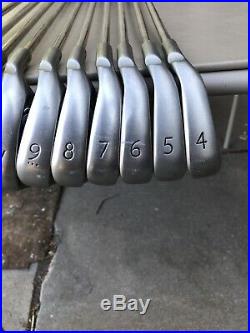 Ping i5 Iron Set 4-PW U S L Green Dot PURED Black Gold Steel Regular +1