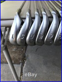 Ping i5 Iron Set 4-PW U S L Green Dot PURED Black Gold Steel Regular +1