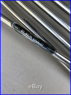 Ping i5 Iron Set 4-PW U S L Green Dot PURED Black Gold Steel Regular +1