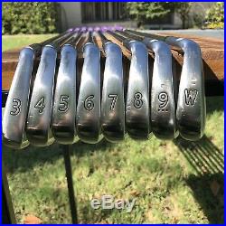 Ping iBlade Iron Set 3-PW Dynamic gold S400 Purple Dot Pure Grips Custom Grind