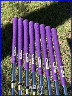 Ping iBlade Iron Set 3-PW Dynamic gold S400 Purple Dot Pure Grips Custom Grind