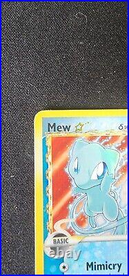 Pokemon TCG Mew Gold Star 101/101 EX Dragon Frontiers 2006 Ultra Rare Nm/Lp PSA