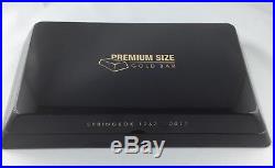 Premium-Size Pure Gold Bar Coin Set Springbok 1967 2017