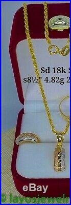 Pure 18k Multi-color Gold, Trendy for Everyday Fashion Ladies Fine Jewelry Set