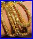 Pure 22K 916 Fine Real Gold 24 Long Damascus Chain Necklace 23.8g 5.5mm