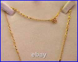 Pure 999 24K Yellow Gold Link Chain Necklace and Dragon Pendant (8 Grams) Set