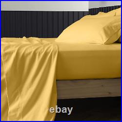 Pure Egyptian King Size Cotton Bed Sheets Set (King, 1000 Thread Count) Navy Bed