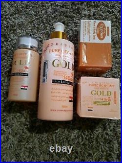 Pure Egyptian Magic Whitening Gold Set(4pcs) Lotion, cream, serum, soap