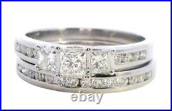 Pure Elegance 18ct White Gold Bridal Ring Set