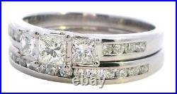 Pure Elegance 18ct White Gold Bridal Ring Set