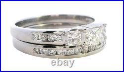 Pure Elegance 18ct White Gold Bridal Ring Set