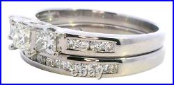 Pure Elegance 18ct White Gold Bridal Ring Set